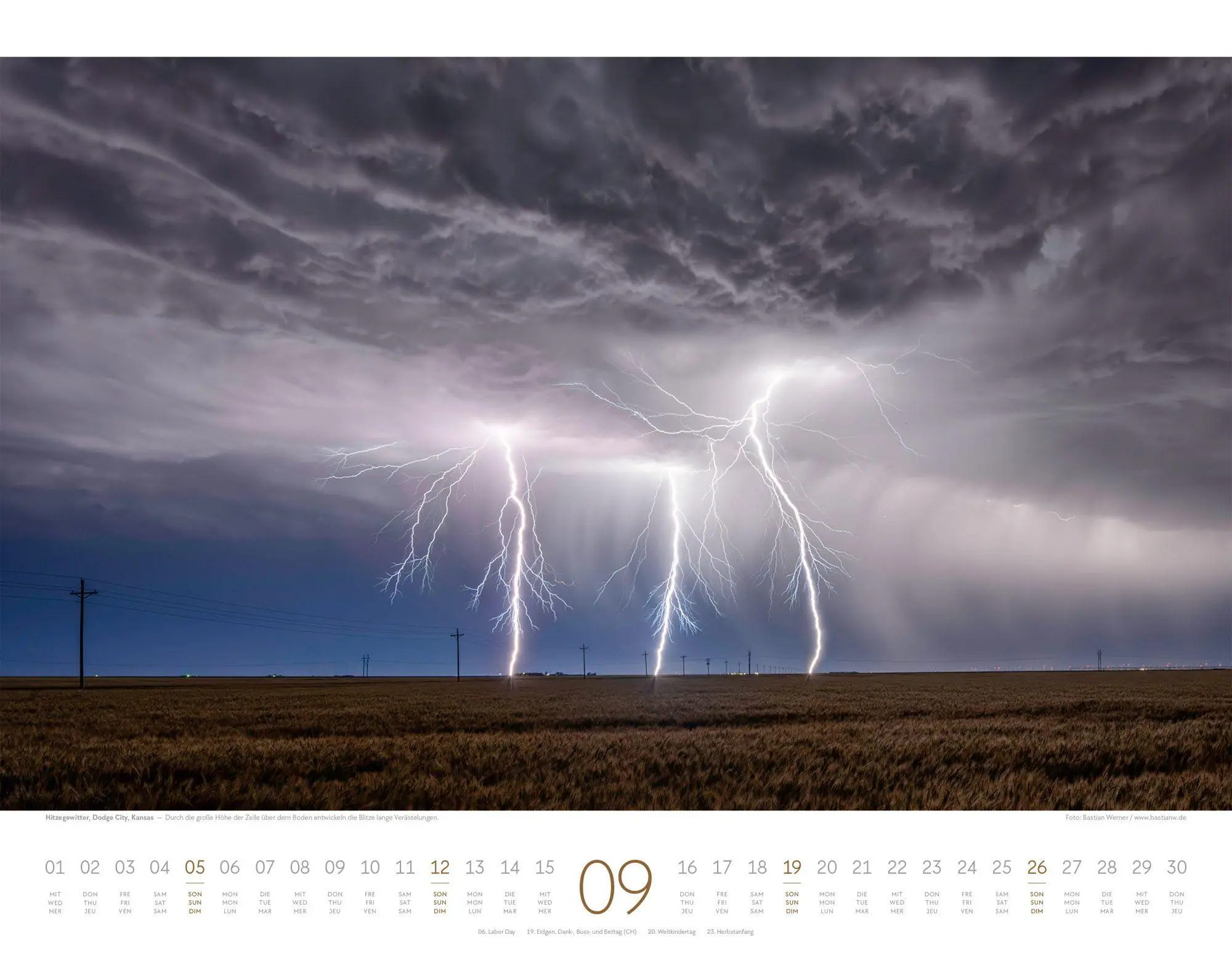 Bild: 9783838427577 | Naturkräfte Kalender 2027 Wetterphänomene und Naturgewalten | Kalender