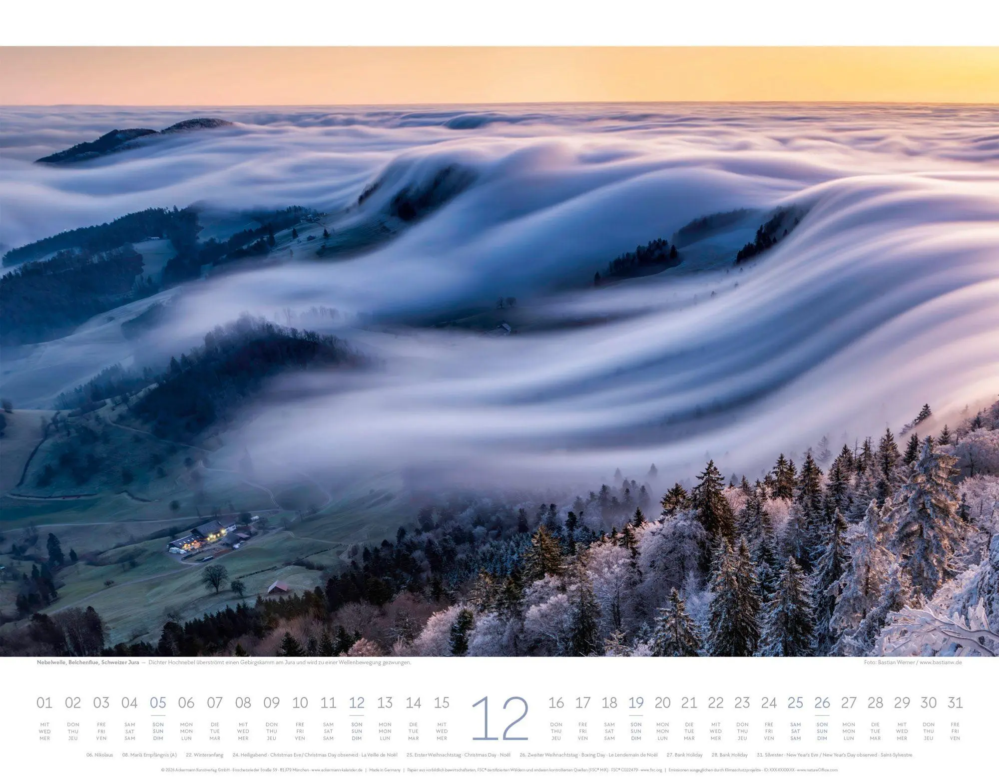 Bild: 9783838427577 | Naturkräfte Kalender 2027 Wetterphänomene und Naturgewalten | Kalender