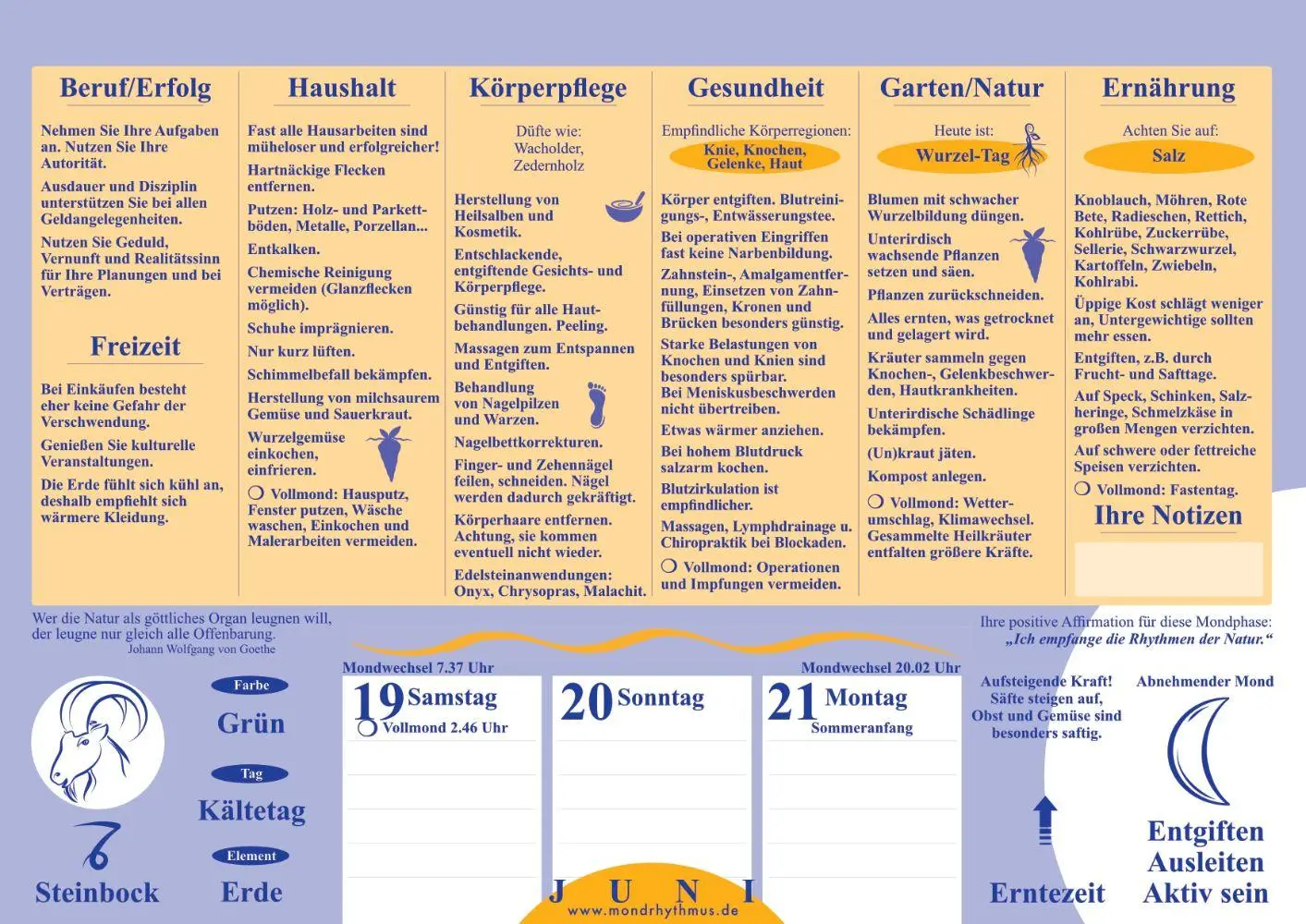 Bild: 9783932547577 | Mein Leben mit dem Mondrhythmus 2027 | Taschenkalender | Edith Stadig