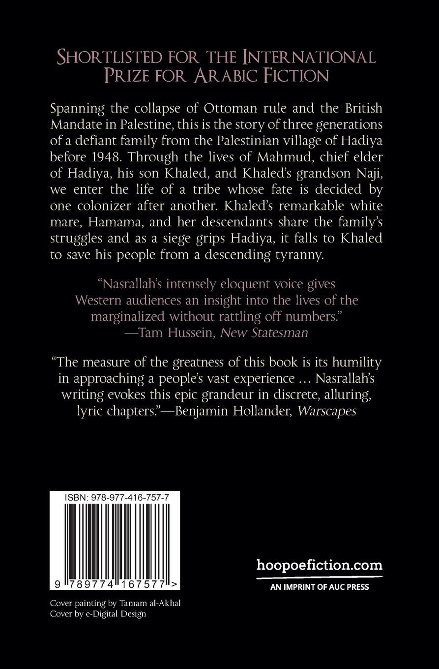 Rückseite: 9789774167577 | Time of White Horses | Ibrahim Nasrallah | Taschenbuch | Englisch