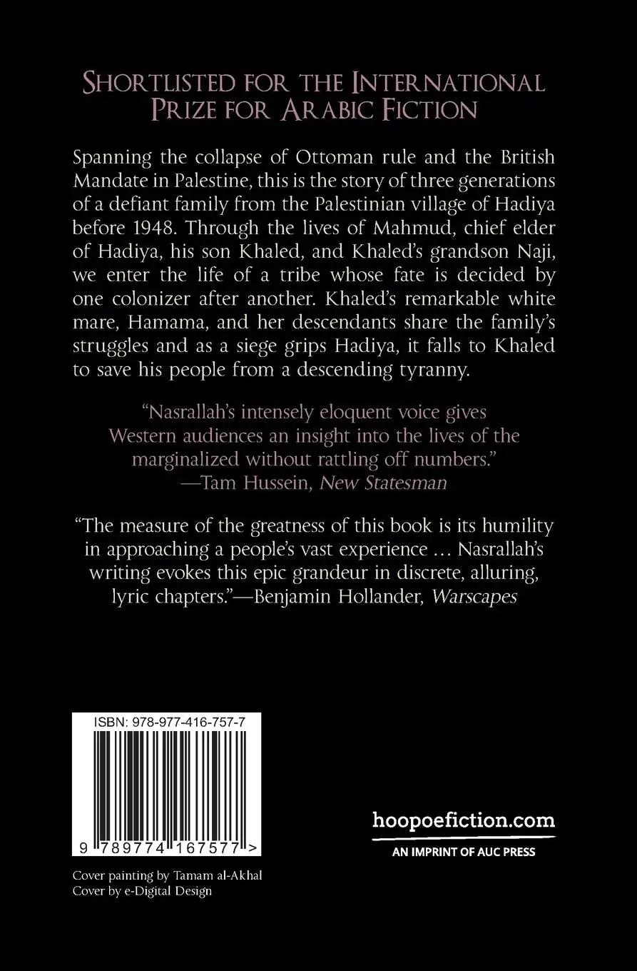 Rückseite: 9789774167577 | Time of White Horses | Ibrahim Nasrallah | Taschenbuch | Englisch