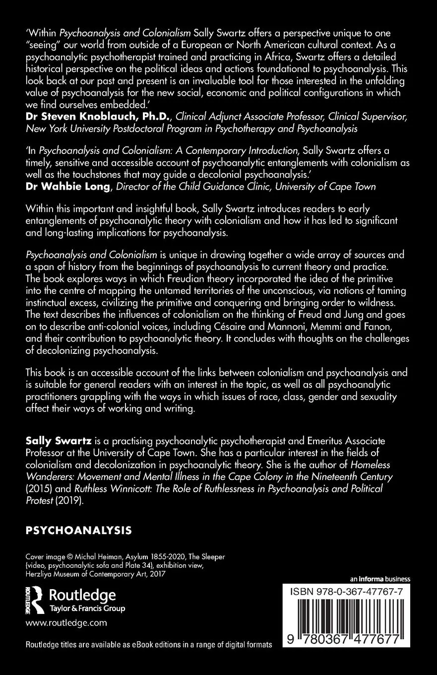 Rückseite: 9780367477677 | Psychoanalysis and Colonialism | A Contemporary Introduction | Swartz