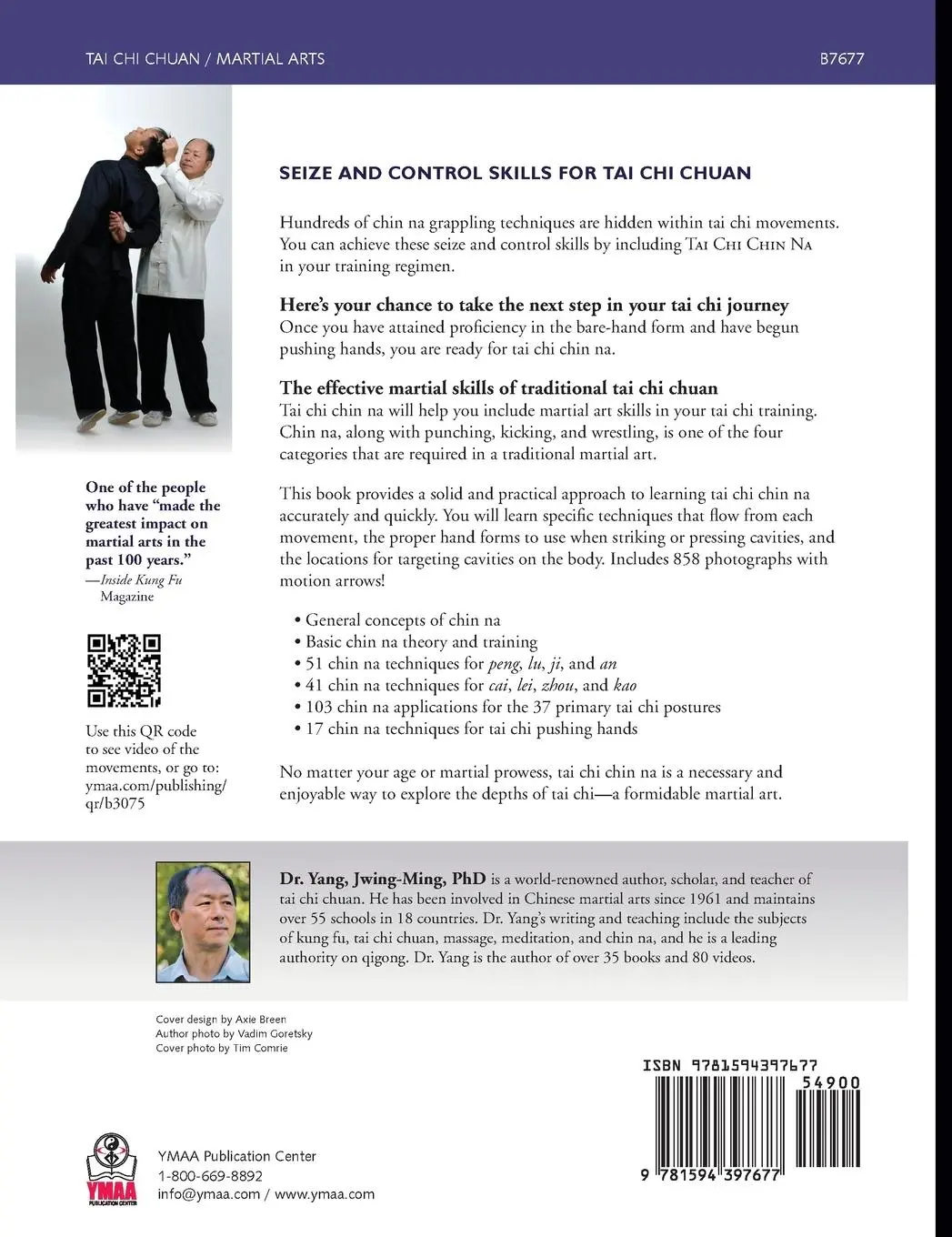 Rückseite: 9781594397677 | Tai CHI Chin Na | The Seizing Art of Tai CHI Chuan | Jwing-Ming Yang