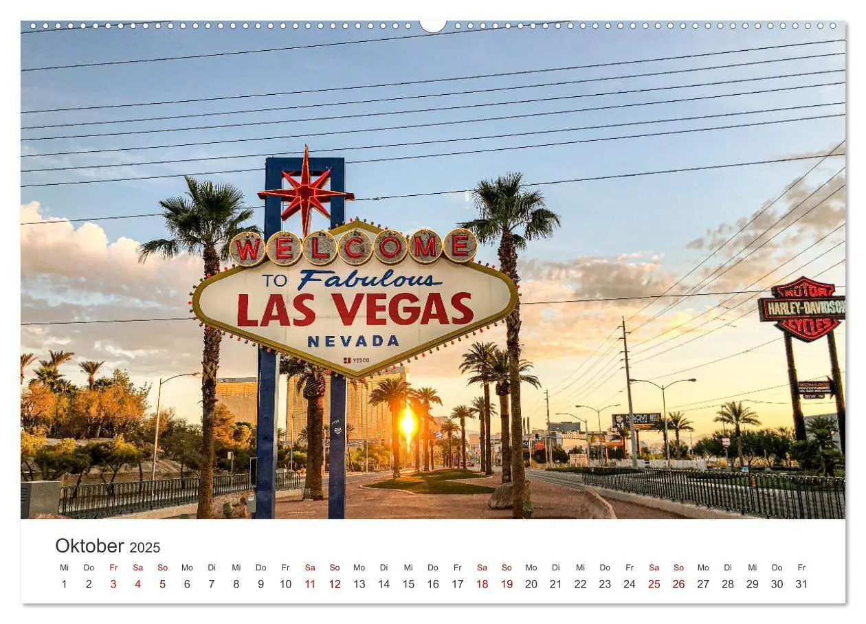 Bild: 9783435007677 | Las Vegas - Spiel, Spaß und Glück (Wandkalender 2025 DIN A2 quer),...