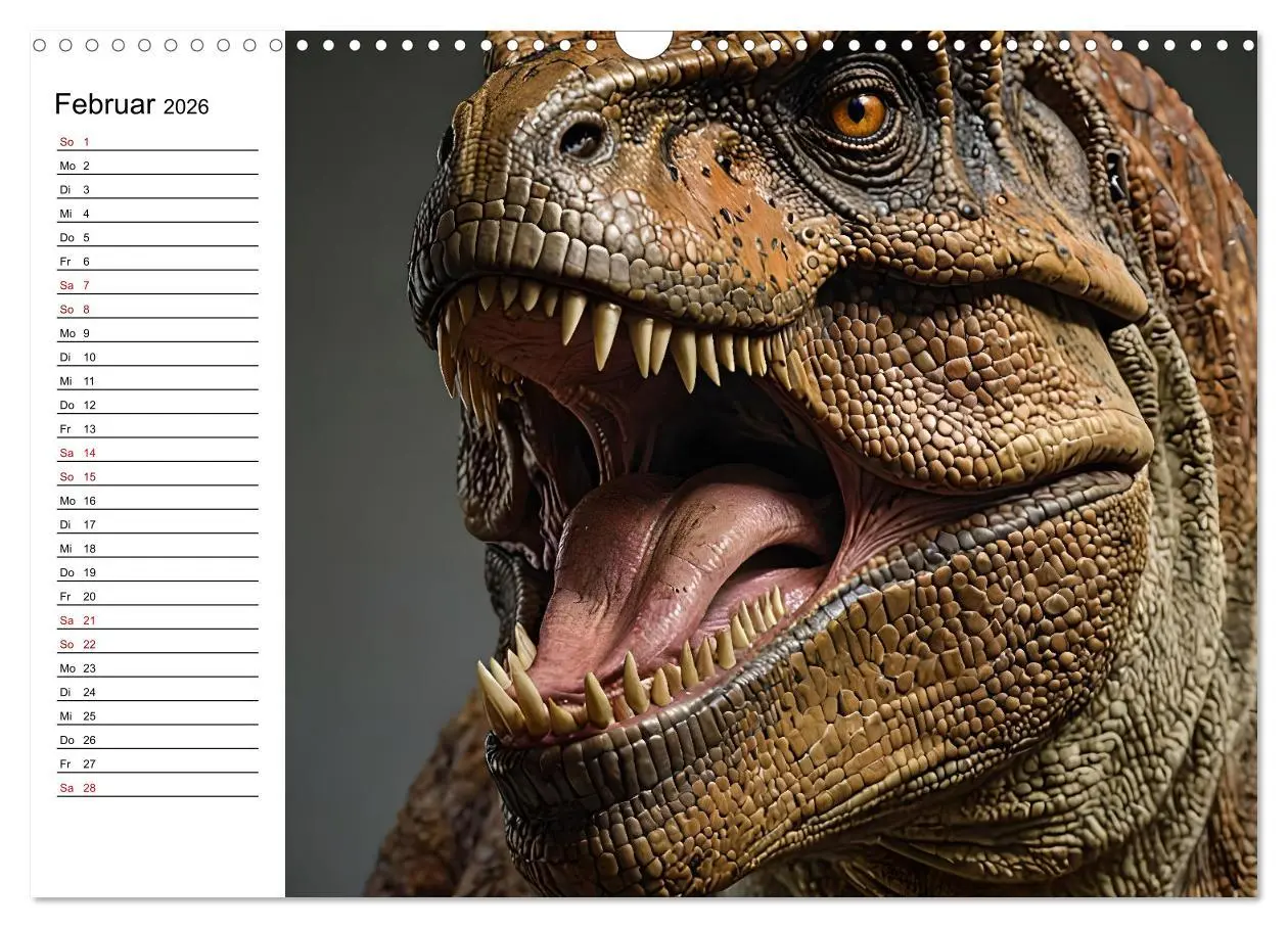 Bild: 9783457267677 | Urzeit erwacht - Ein Jahr mit den Dinosauriern (Wandkalender 2026...