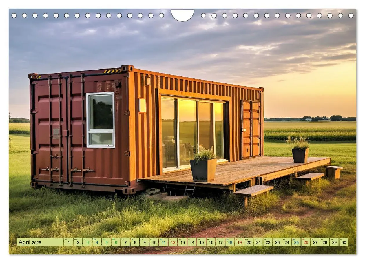 Bild: 9783457337677 | Tiny Houses - wohnen auf kleinstem Raum (Wandkalender 2026 DIN A4...