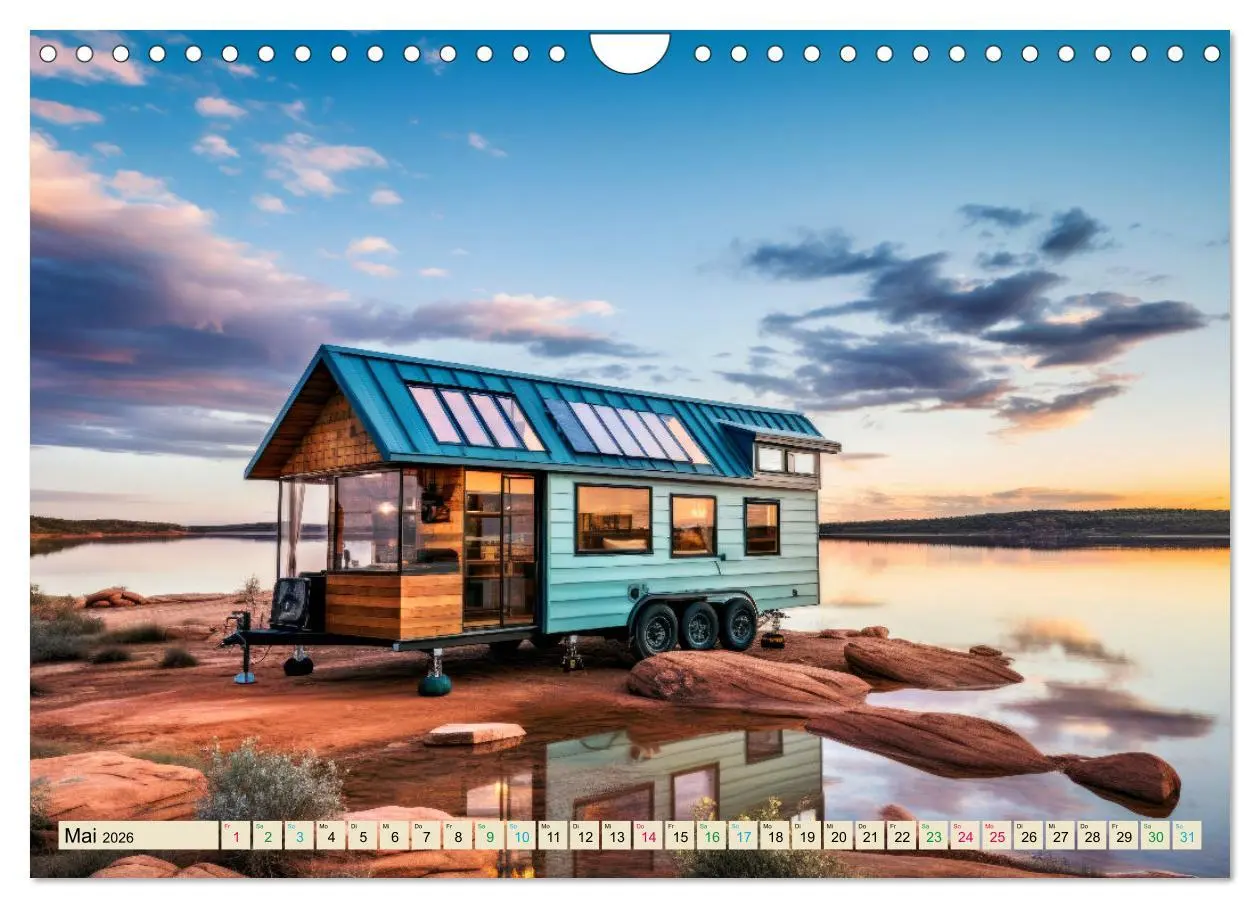 Bild: 9783457337677 | Tiny Houses - wohnen auf kleinstem Raum (Wandkalender 2026 DIN A4...