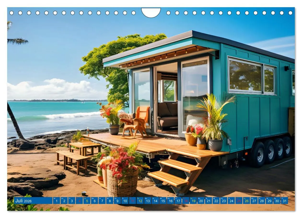 Bild: 9783457337677 | Tiny Houses - wohnen auf kleinstem Raum (Wandkalender 2026 DIN A4...
