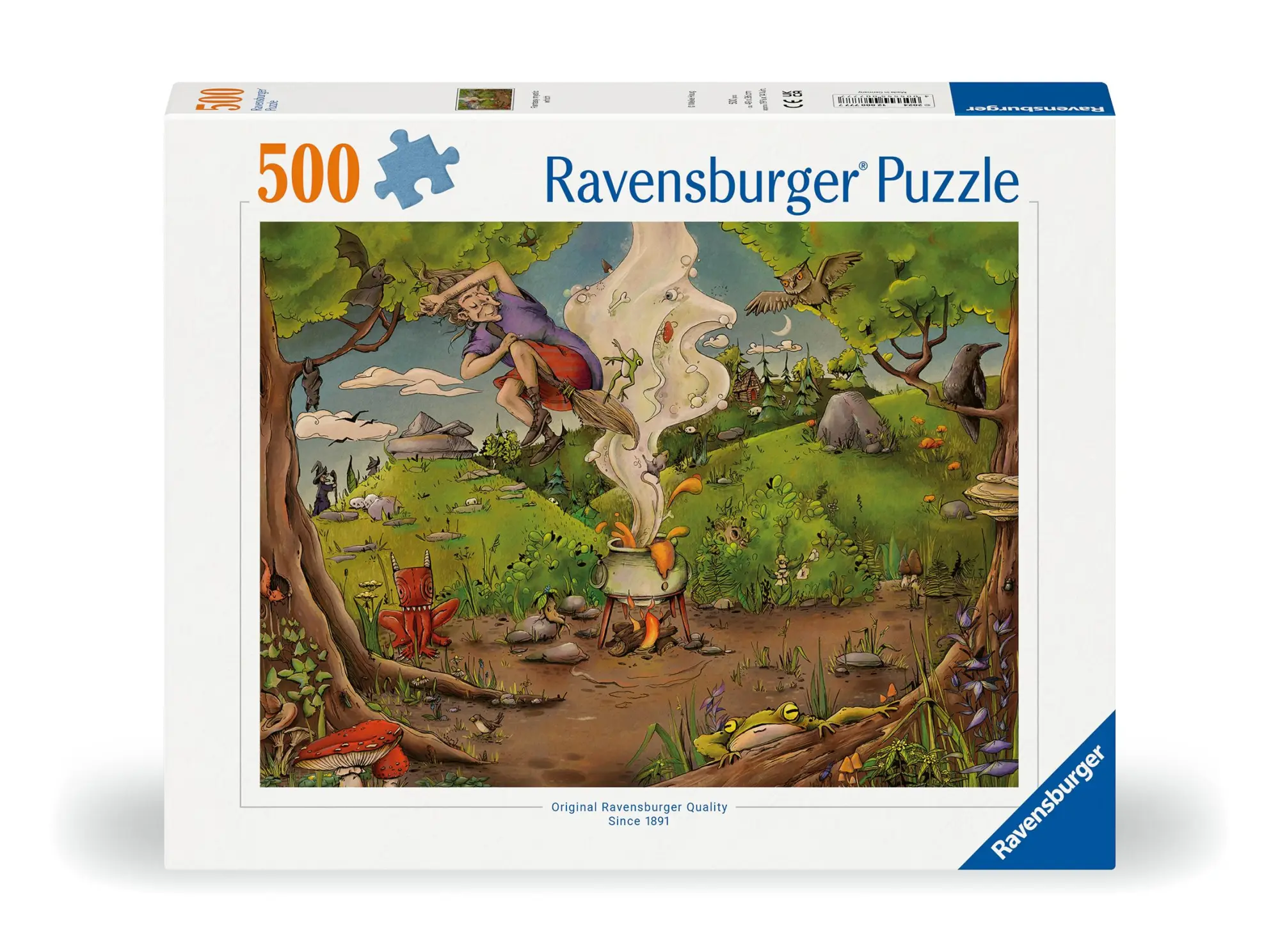 Cover: 4005555007777 | Erwachsenenpuzzle 500 Teile - Bei der Waldhexe | Spiel | 12000777