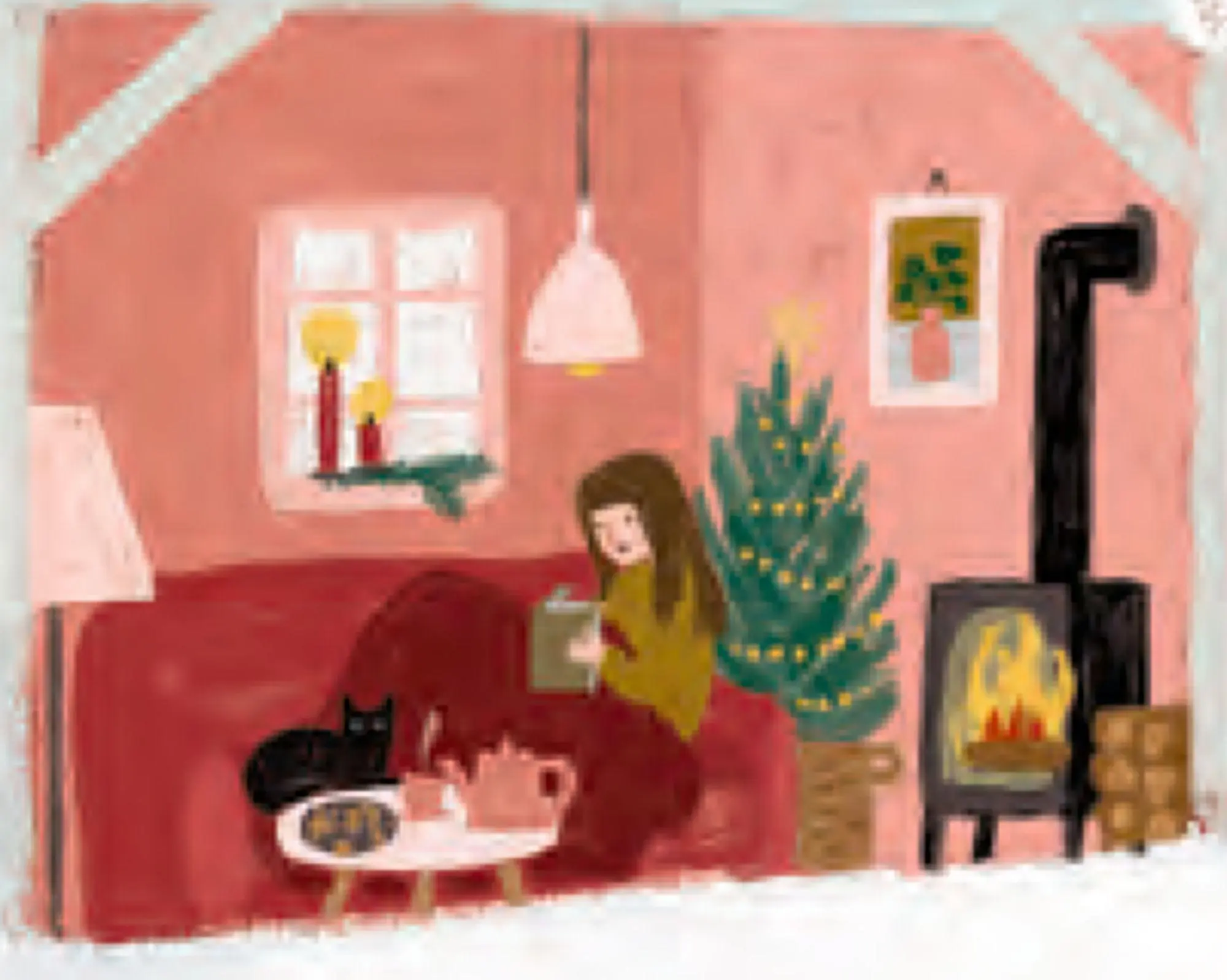 Bild: 4050003957777 | Wand-Adventskalender - Winterhäuser | Tina Schulte | Kalender | 1 S.