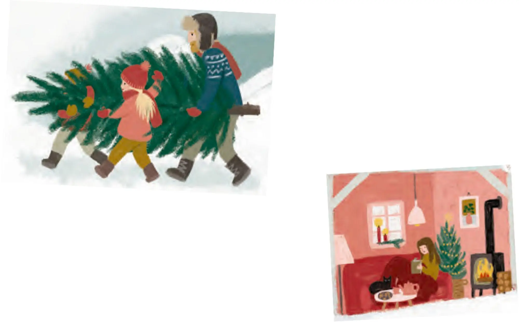 Bild: 4050003957777 | Wand-Adventskalender - Winterhäuser | Tina Schulte | Kalender | 1 S.