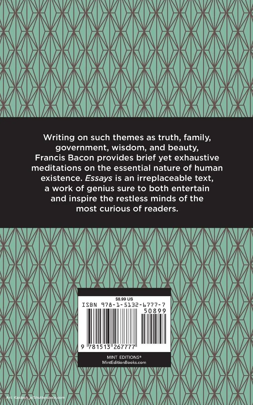 Rückseite: 9781513267777 | The Essays | Francis Bacon | Francis Bacon | Taschenbuch | Englisch