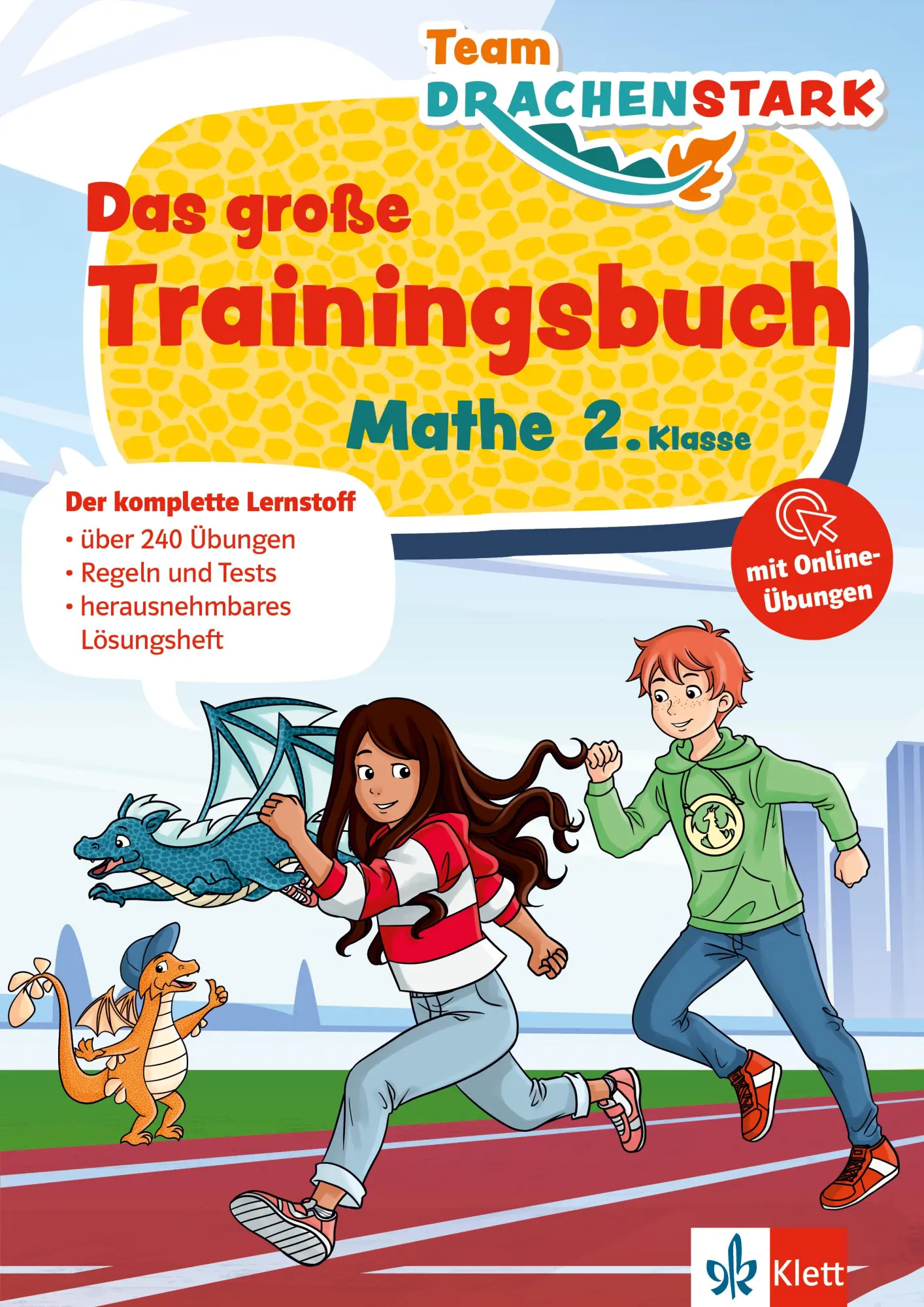 Cover: 9783129497777 | Klett Team Drachenstark: Das große Trainingsbuch Mathe 2. Klasse