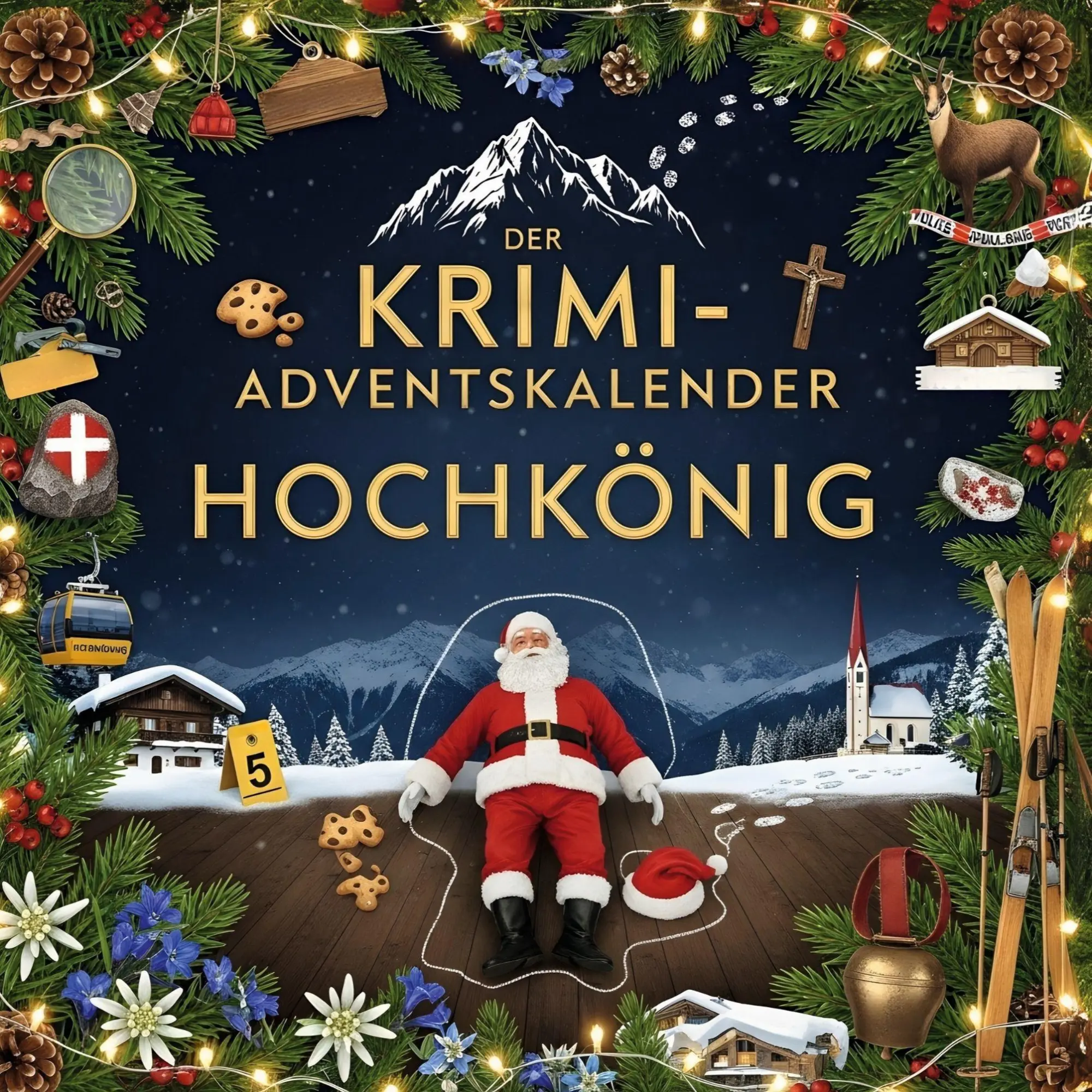 Cover: 9783695307777 | Der Krimi-Adventskalender Hochkönig | Mordsverdächtig in 24 Akten