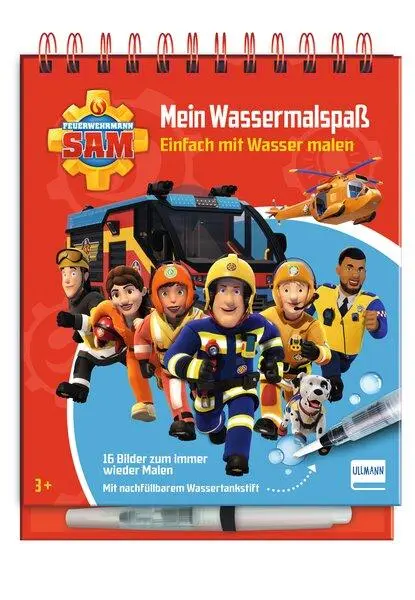Cover: 9783741527777 | Mein Wassermalspaß - Feuerwehrmann Sam | Ullmann Medien | Buch | 32 S.
