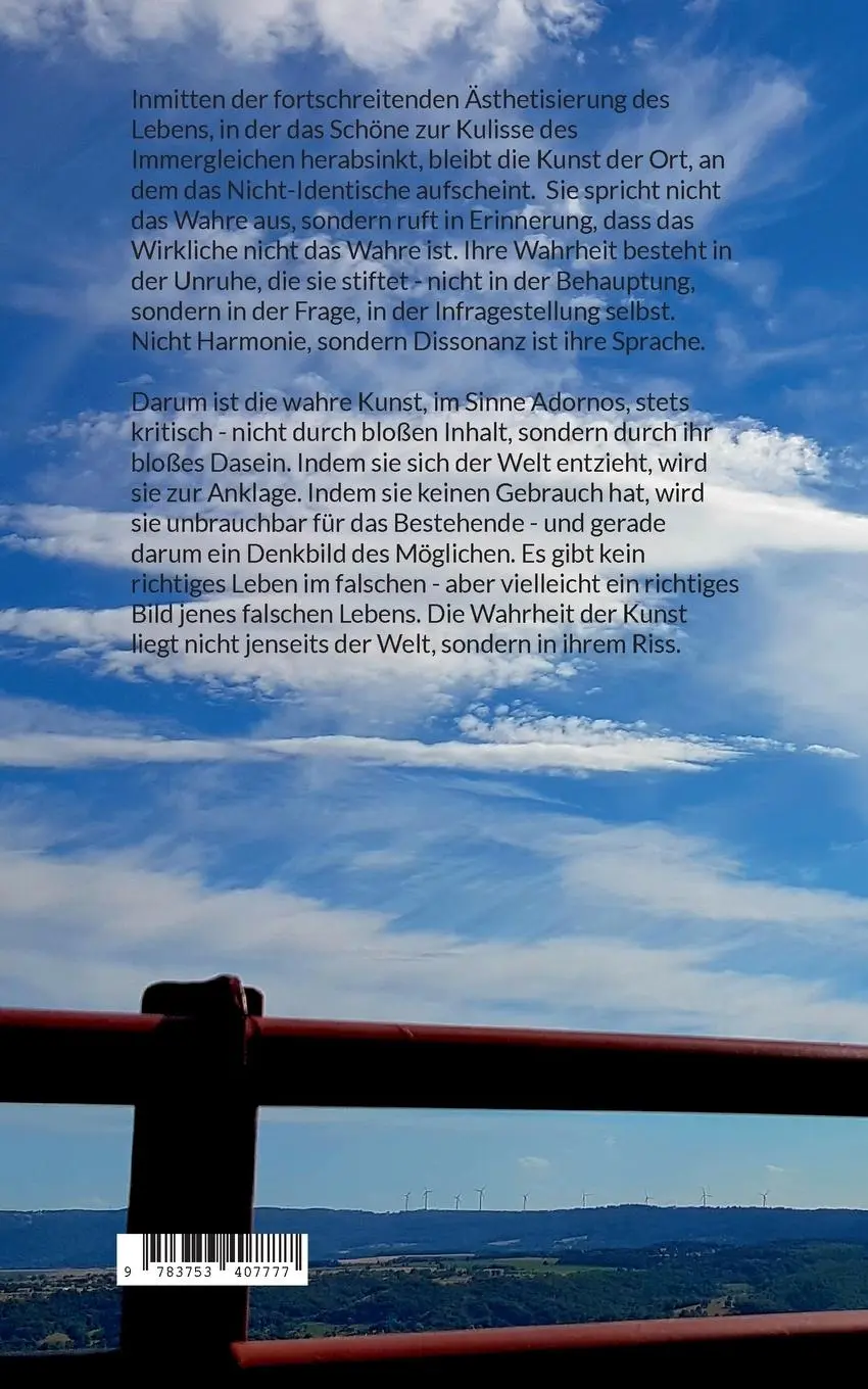 Rückseite: 9783753407777 | Ästhetik der Negation | Essays und andere kleine Formen | Steglich
