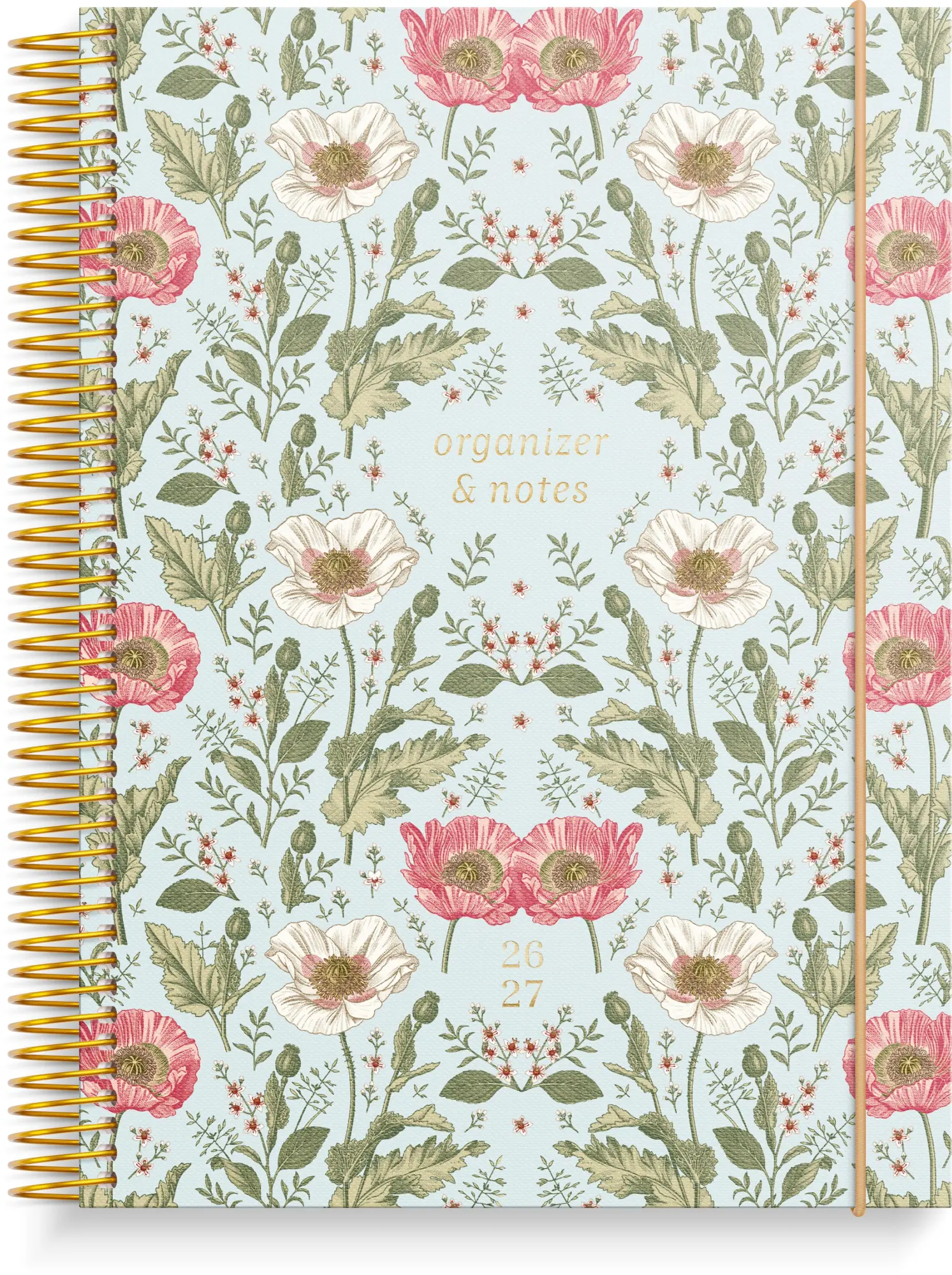 Organizer & Notes A5 26/27 Blumen