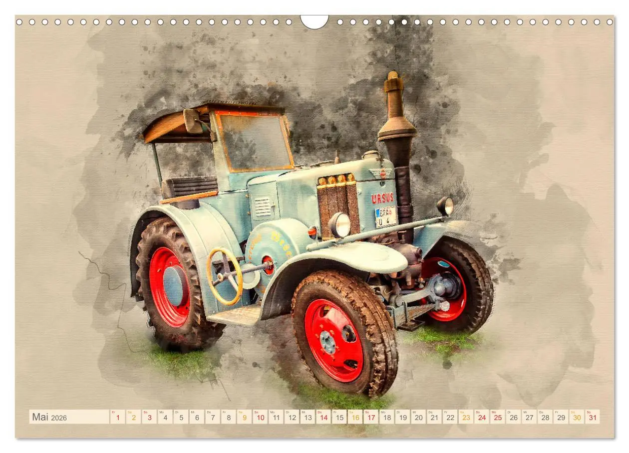 Bild: 9783457867877 | Traktoren für Liebhaber (Wandkalender 2026 DIN A3 quer), CALVENDO...