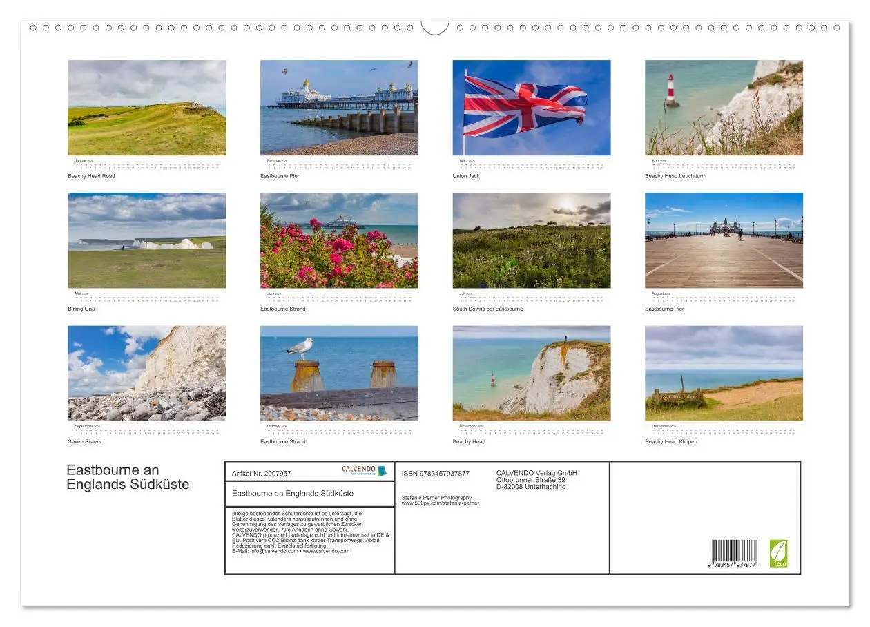Bild: 9783457937877 | Eastbourne an Englands Südküste (Wandkalender 2026 DIN A2 quer),...