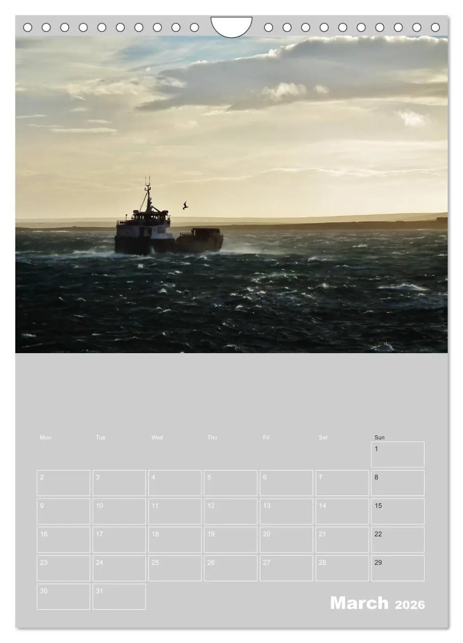 Bild: 9783516577877 | Orkney: A land with a view (Wall Calendar 2026 DIN A4 portrait),...