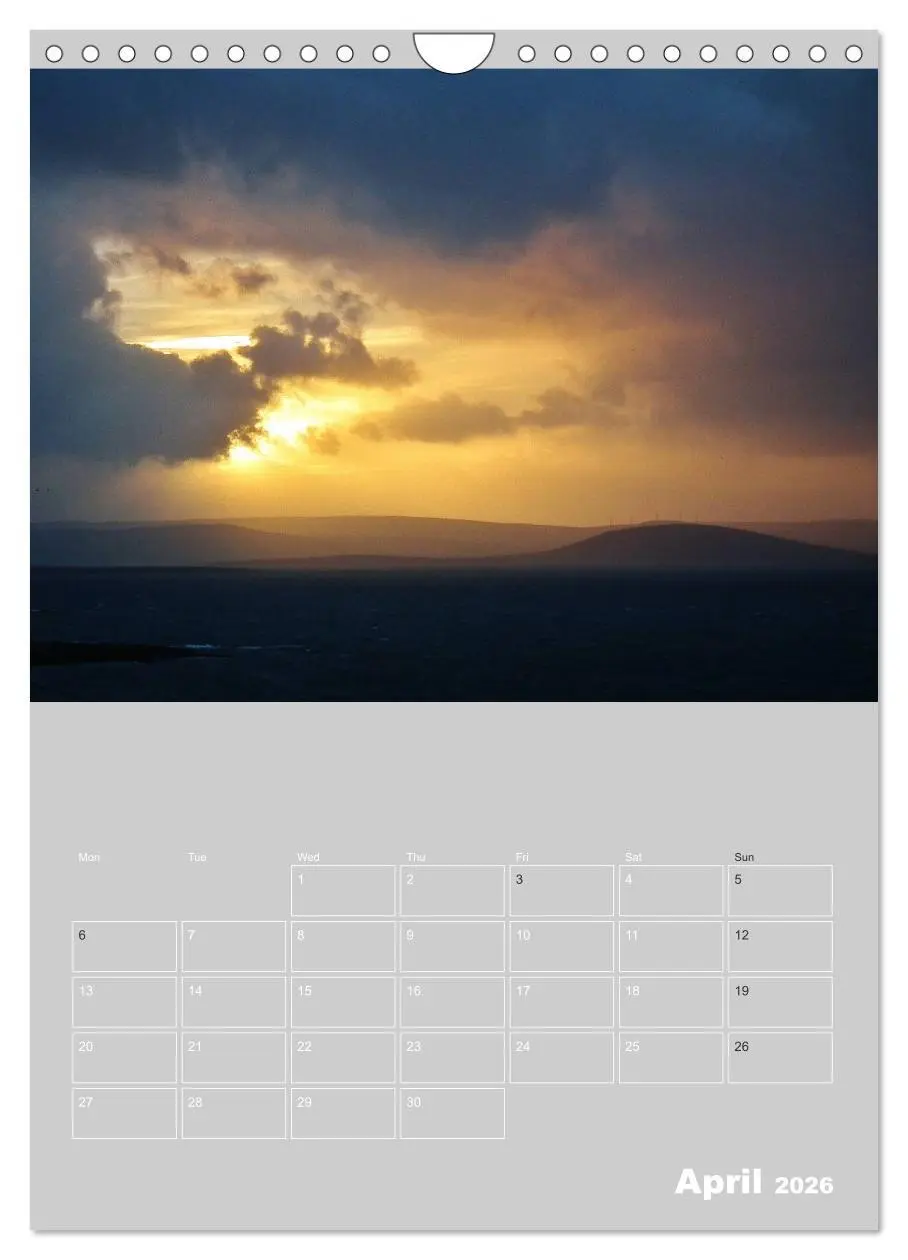 Bild: 9783516577877 | Orkney: A land with a view (Wall Calendar 2026 DIN A4 portrait),...