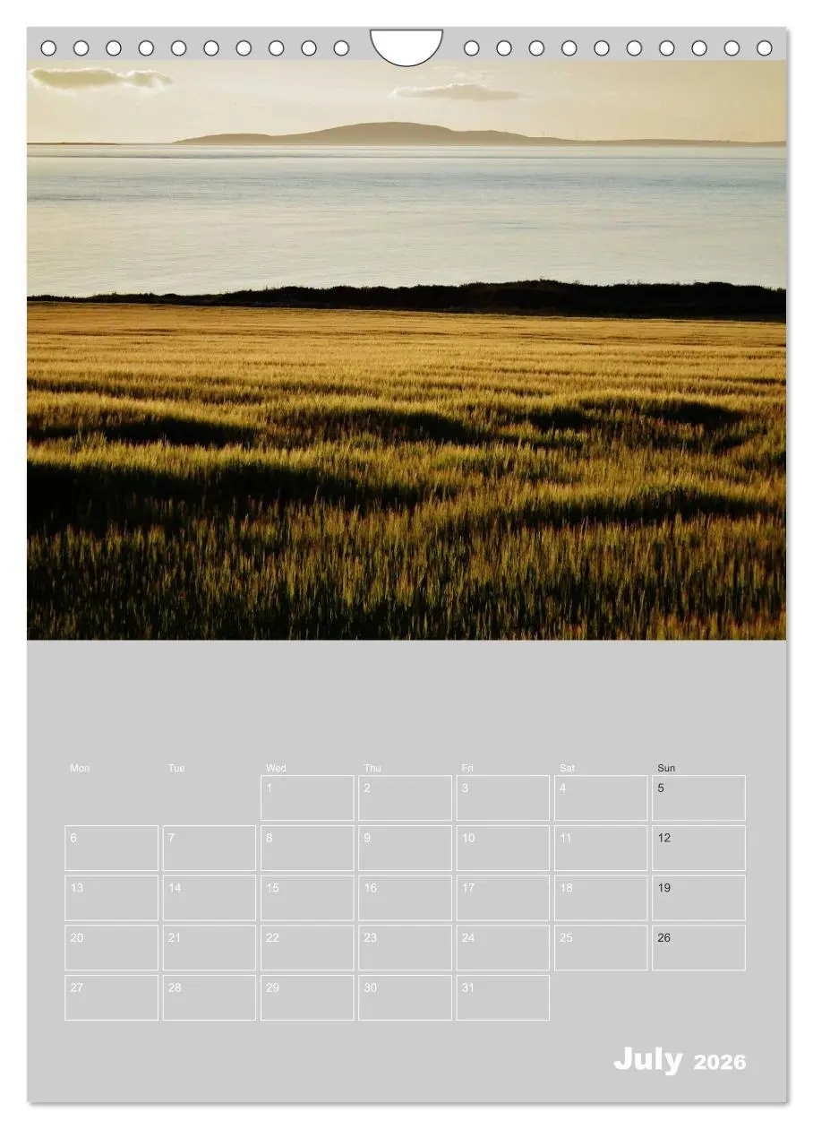 Bild: 9783516577877 | Orkney: A land with a view (Wall Calendar 2026 DIN A4 portrait),...