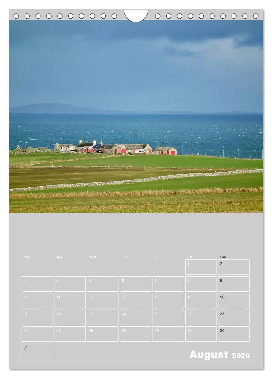 Bild: 9783516577877 | Orkney: A land with a view (Wall Calendar 2026 DIN A4 portrait),...