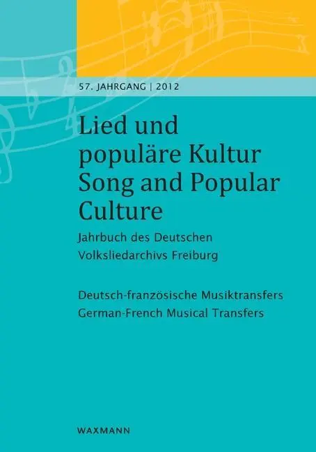 Cover: 9783830927877 | Lied und populäre Kultur - Song and Popular Culture 57 (2012)....