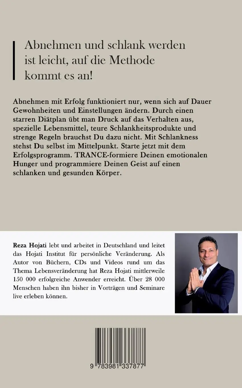 Rückseite: 9783981337877 | Einfach abnehmen ohne Diät und Sport: Ein Buch für Dein Gehirn....