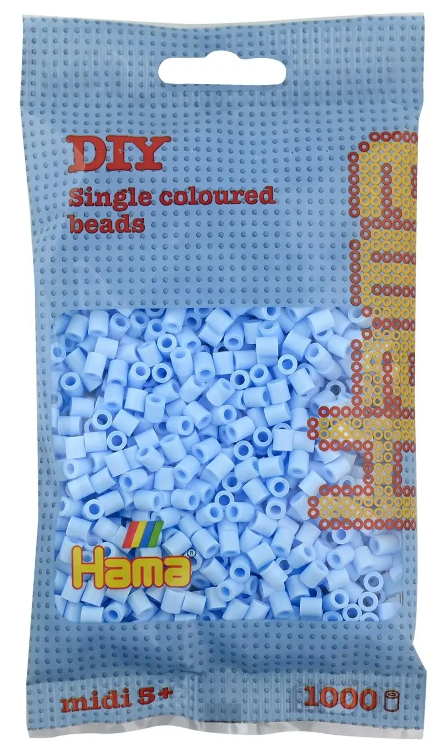 Cover: 28178207977 | Hama 207-97 - Beutel mit Midi Bügelperlen Eisblau, 1000 Stück | 2021