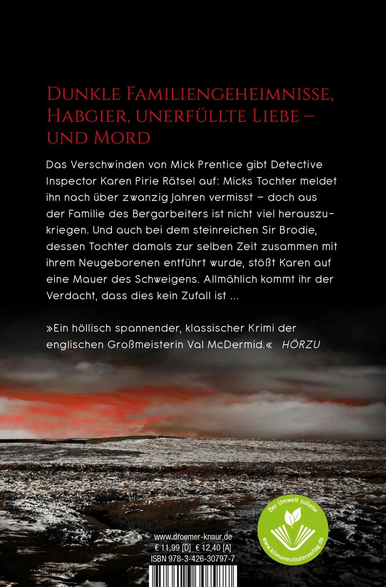 Rückseite: 9783426307977 | Nacht unter Tag | Ein Fall für Karen Pirie | Val McDermid | Buch
