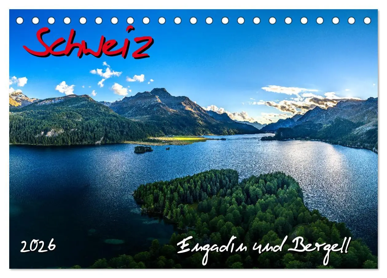 Cover: 9783457617977 | Schweiz - Engadin und Bergell (Tischkalender 2026 DIN A5 quer),...