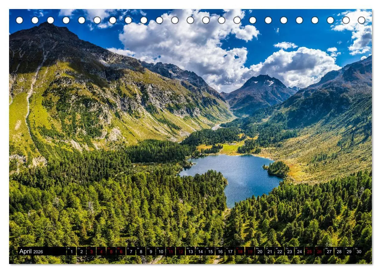 Bild: 9783457617977 | Schweiz - Engadin und Bergell (Tischkalender 2026 DIN A5 quer),...
