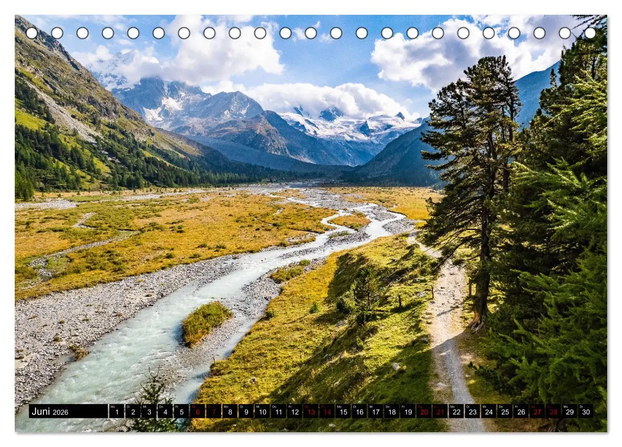 Bild: 9783457617977 | Schweiz - Engadin und Bergell (Tischkalender 2026 DIN A5 quer),...