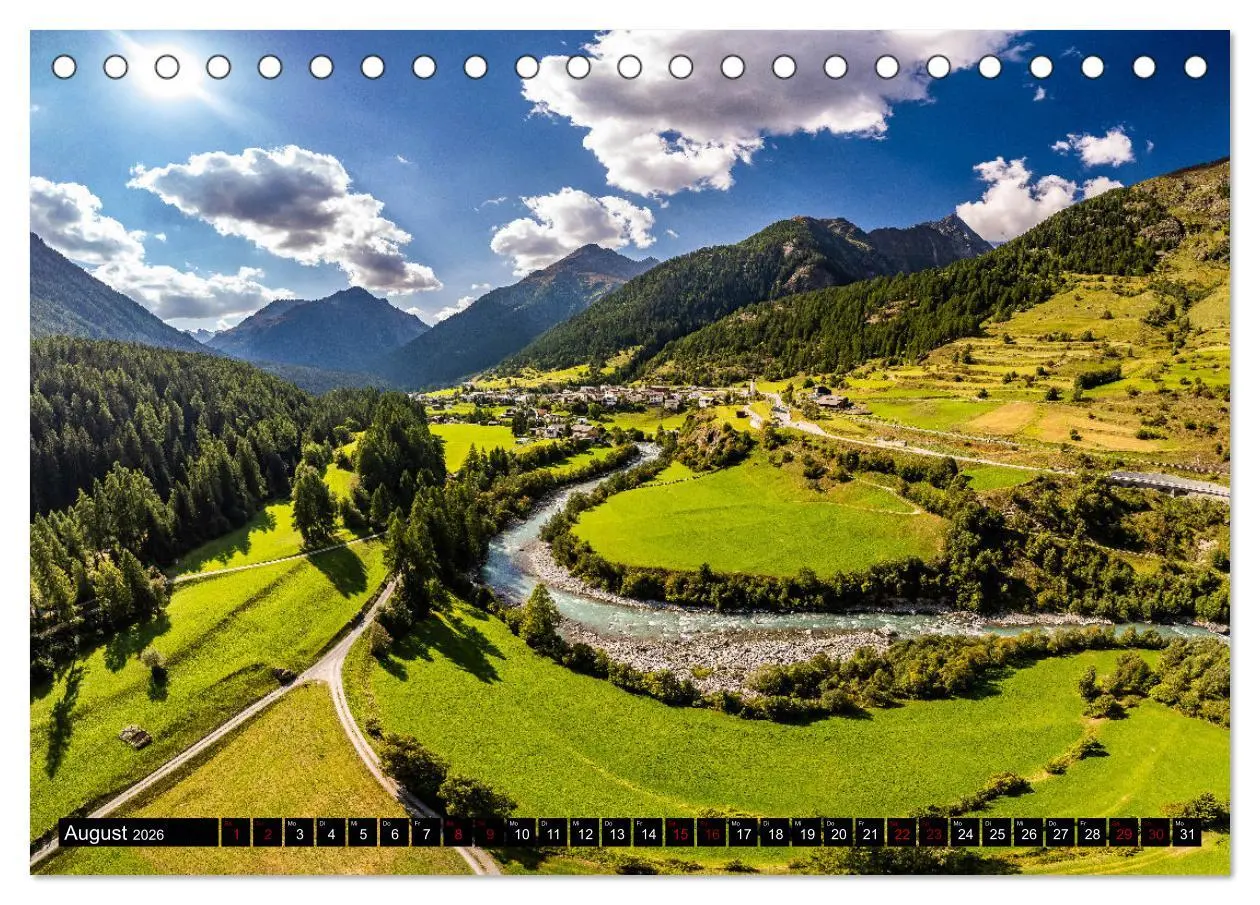 Bild: 9783457617977 | Schweiz - Engadin und Bergell (Tischkalender 2026 DIN A5 quer),...