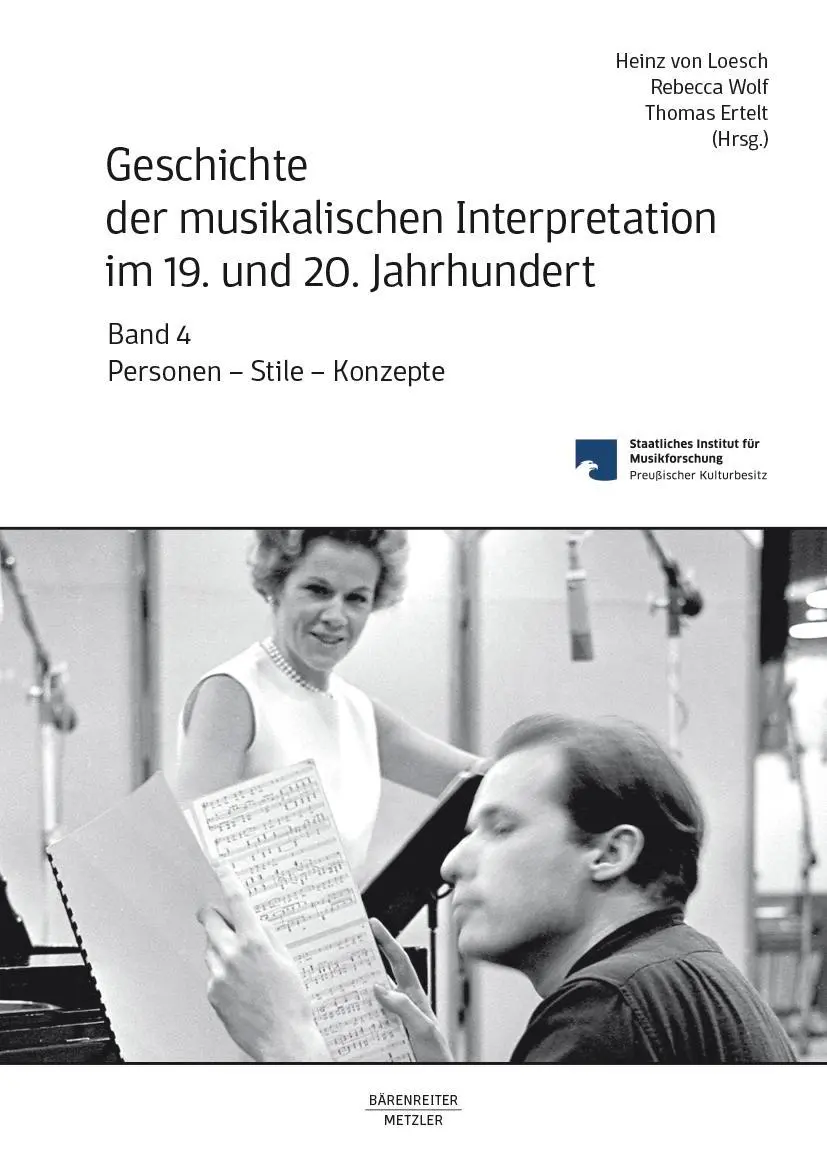 Cover: 9783476047977 | Geschichte der musikalischen Interpretation im 19. und 20....