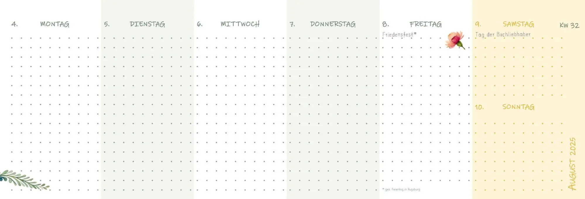 Bild: 9783834667977 | Mein Wochen-Tischkalender für das Schuljahr 2025/2026 | Kalender