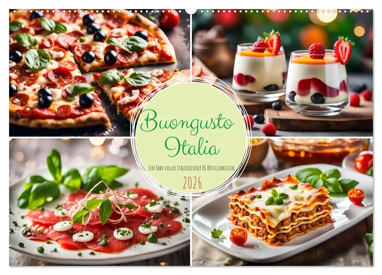 Cover: 9783457438077 | Buongusto Italia - Ein Jahr voller italienischer KI Köstlichkeiten...