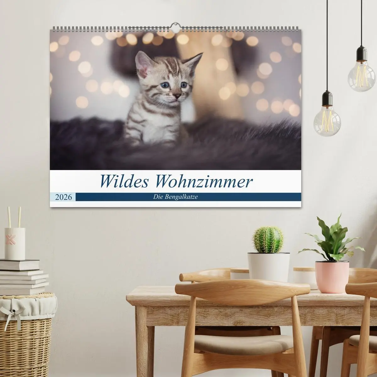 Bild: 9783457748077 | Wildes Wohnzimmer - Die Bengalkatze (Wandkalender 2026 DIN A2...