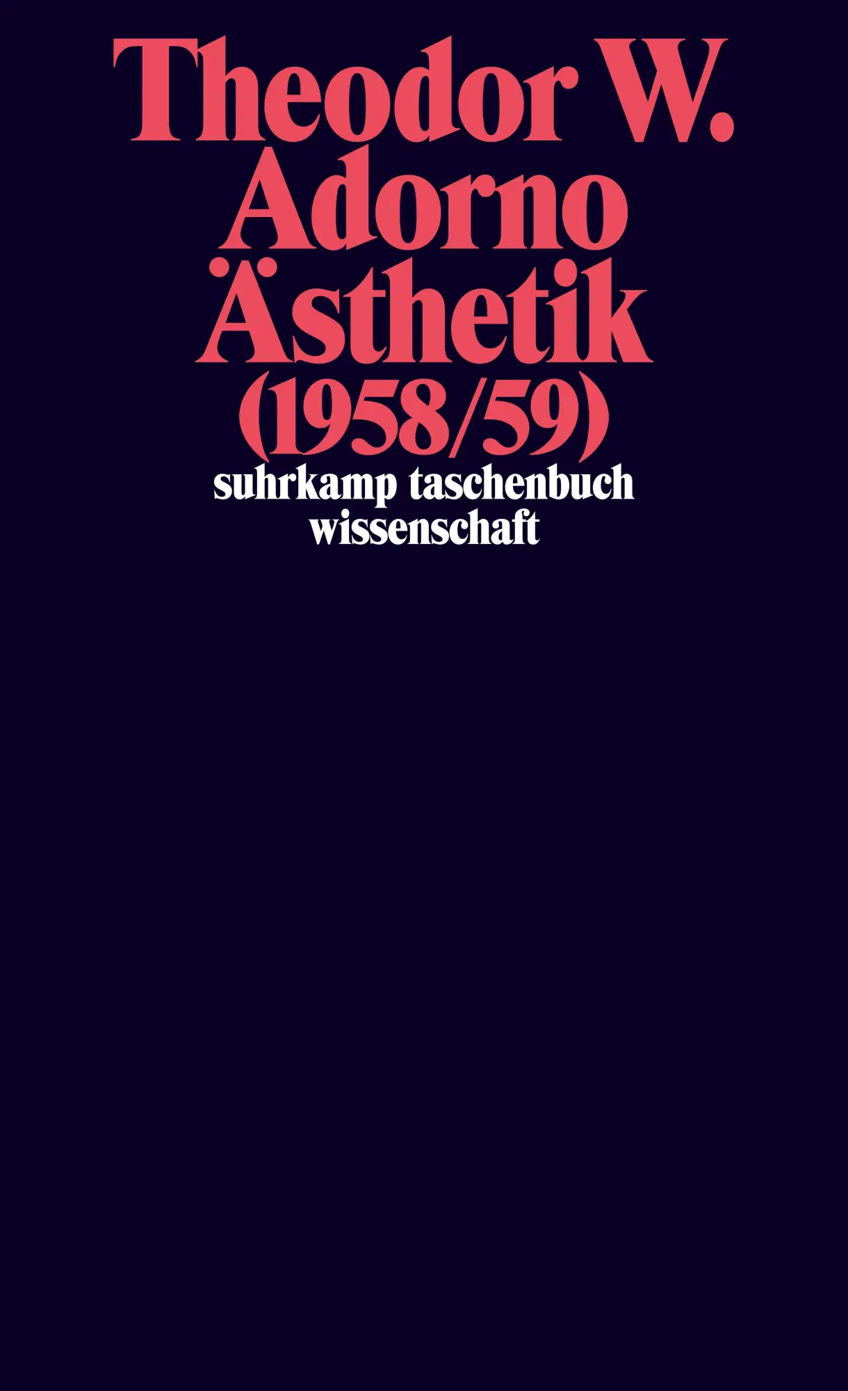Cover: 9783518298077 | Nachgelassene Schriften. Abteilung IV: Vorlesungen | Theodor W. Adorno