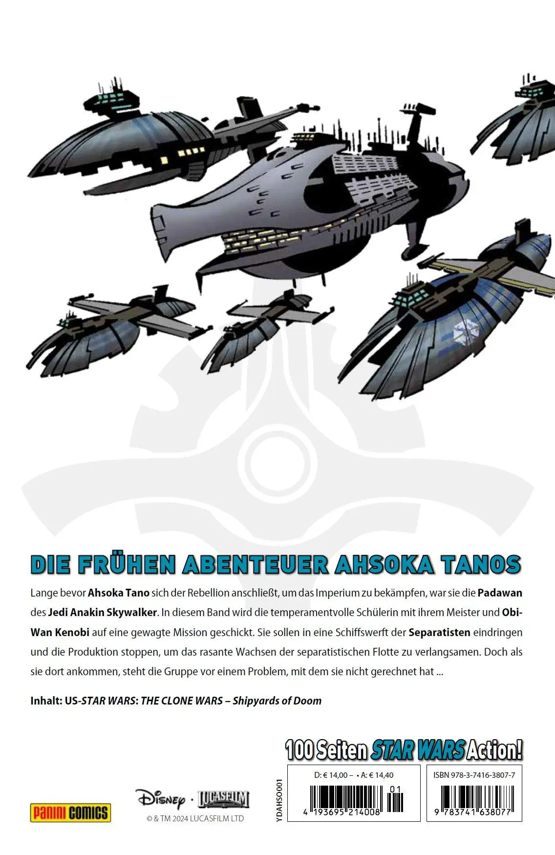 Rückseite: 9783741638077 | Star Wars Comics: Ahsoka | Bd. 1: Dem Untergang geweiht | Taschenbuch