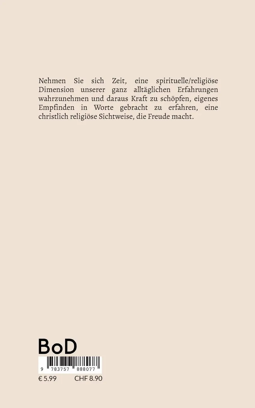 Rückseite: 9783757888077 | Himmels-Begegnungen | Gedichte | Barbara Schmitt | Taschenbuch | 28 S.