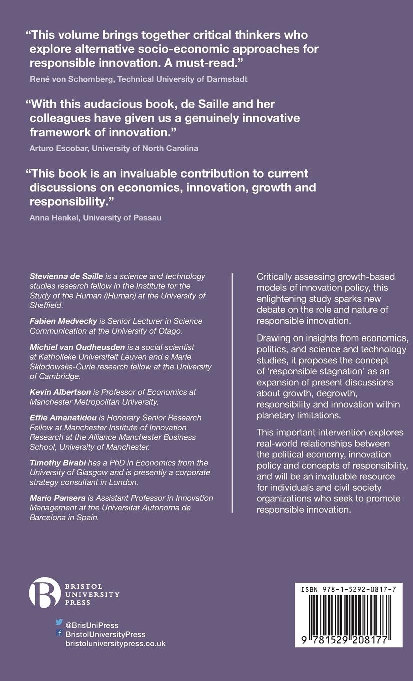 Rückseite: 9781529208177 | Responsibility Beyond Growth | A Case for Responsible Stagnation
