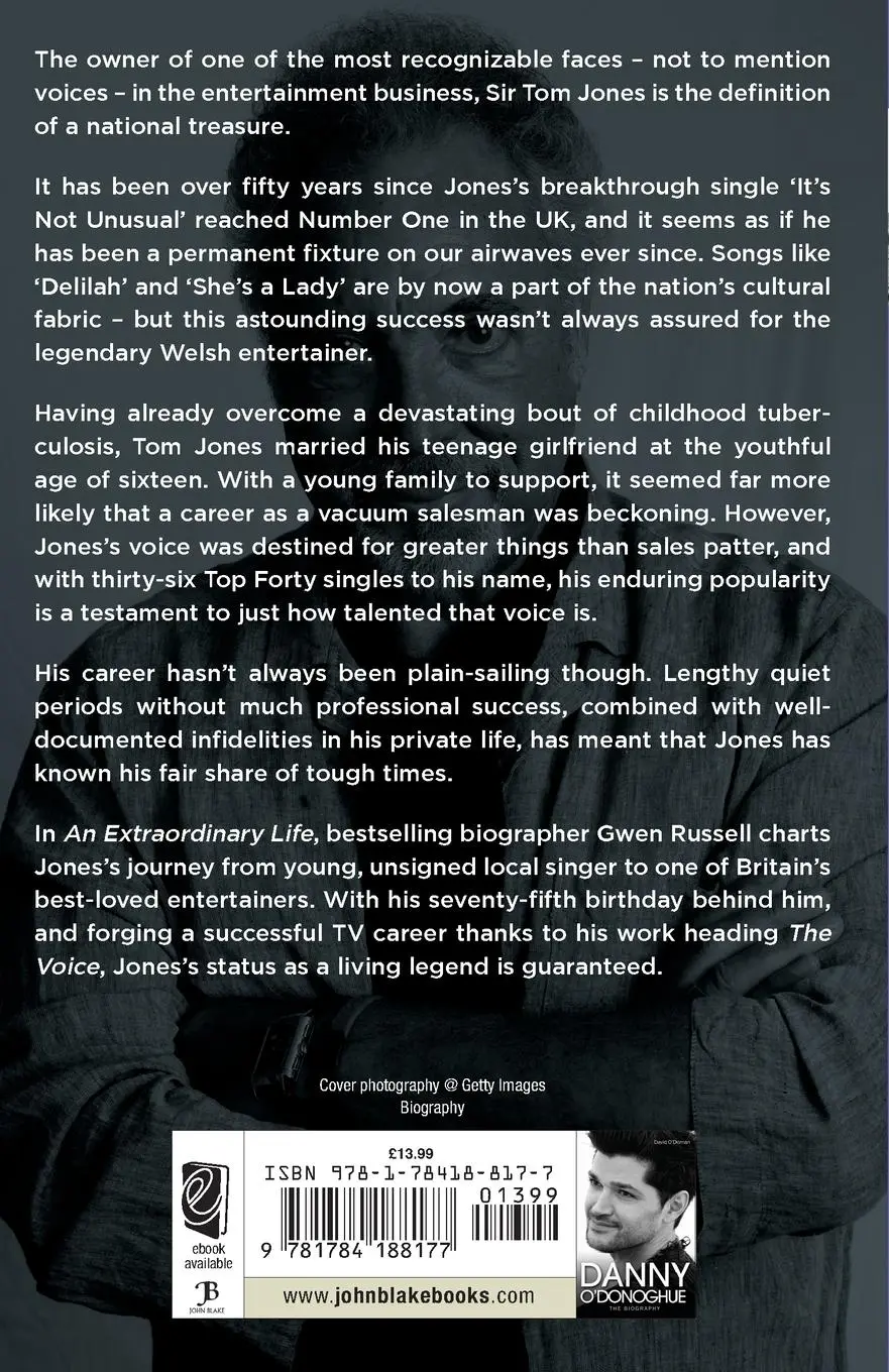 Rückseite: 9781784188177 | Tom Jones - An Extraordinary Life | Gwen Russell | Taschenbuch | 2015