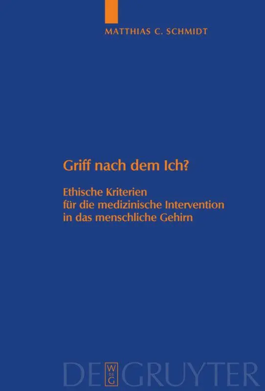 Cover: 9783110208177 | Griff nach dem Ich? | Matthias C. Schmidt | Buch | XVI | Deutsch