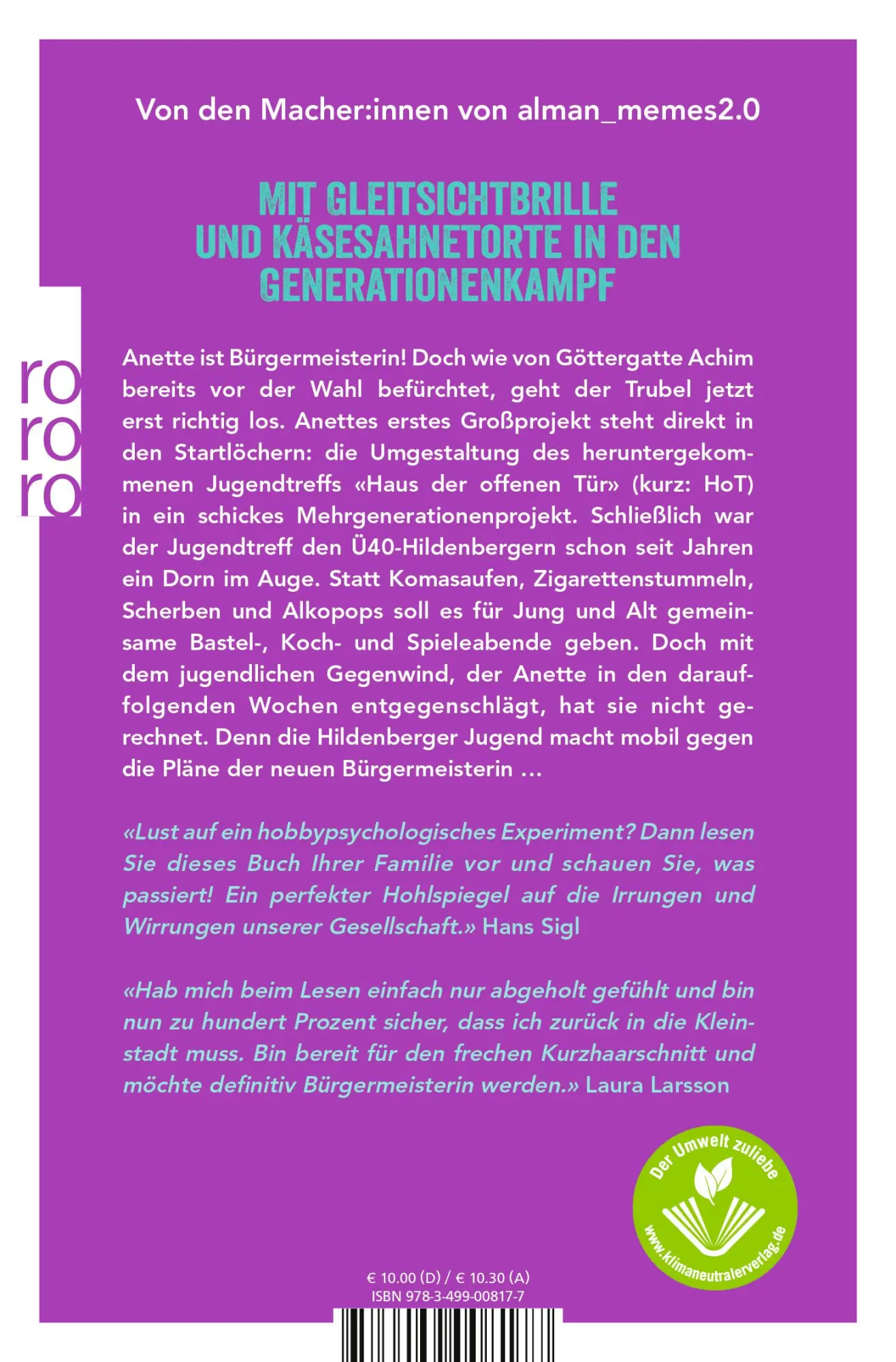 Rückseite: 9783499008177 | Randale, Randale, Trekkingsandale | Sina Scherzant (u. a.) | Buch
