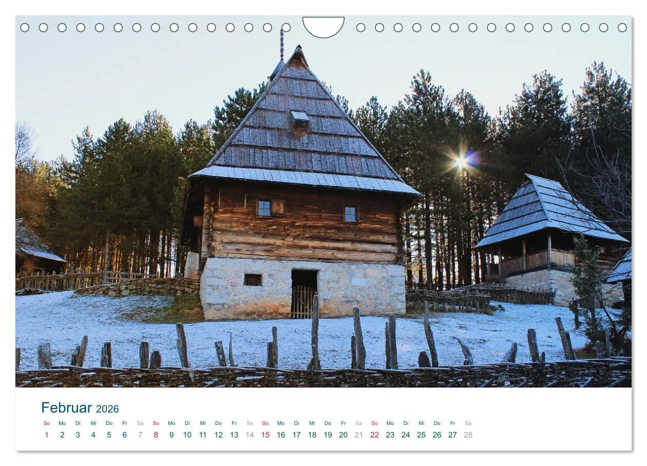 Bild: 9783516068177 | Quer durch Serbien (Wandkalender 2026 DIN A4 quer), CALVENDO...