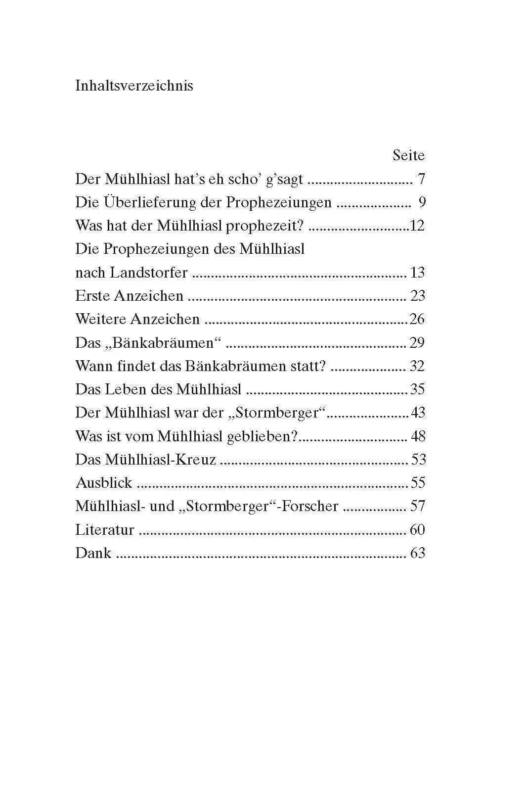 Bild: 9783955878177 | Die Prophezeiungen des Mühlhiasl | Andreas Zeitler | Taschenbuch