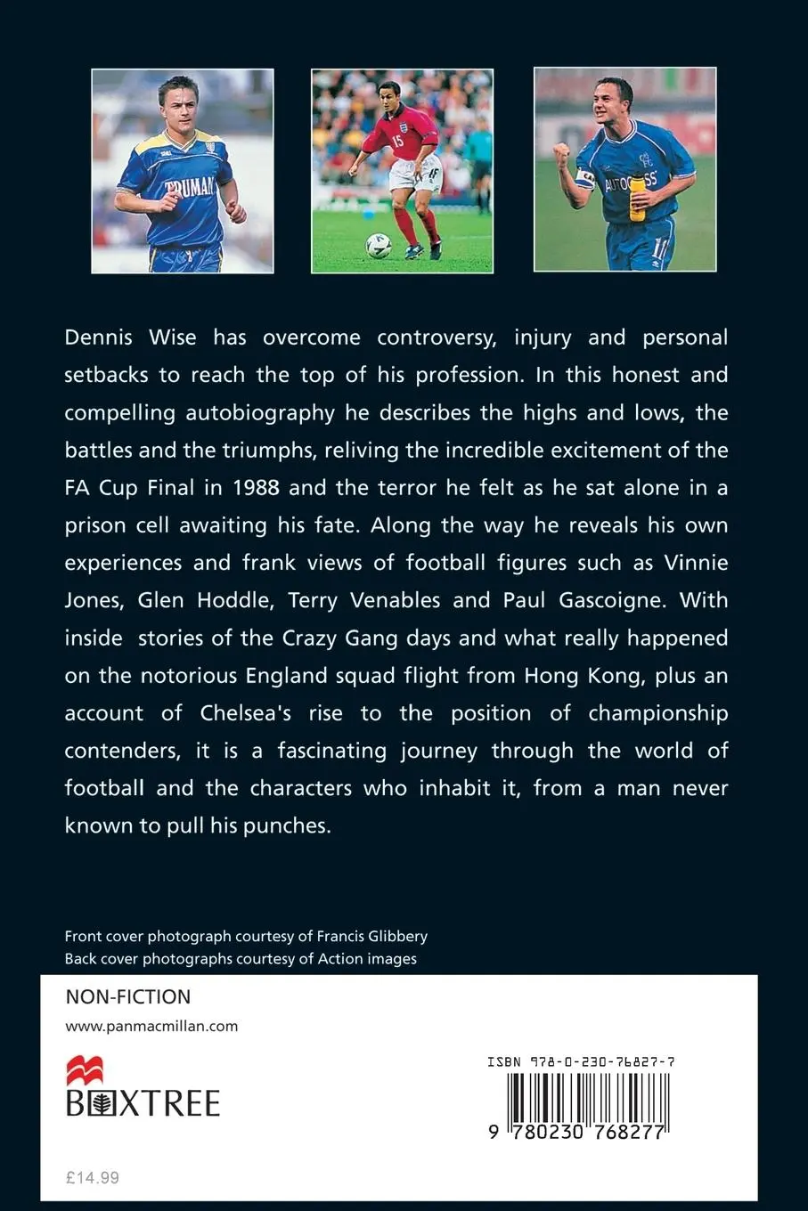 Rückseite: 9780230768277 | Dennis Wise | The Autobiography | Dennis Wise | Taschenbuch | Englisch