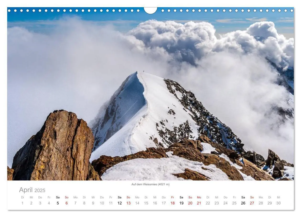 Bild: 9783435498277 | Walliser Alpen - Europas »kleiner« Himalaya (Wandkalender 2025 DIN...